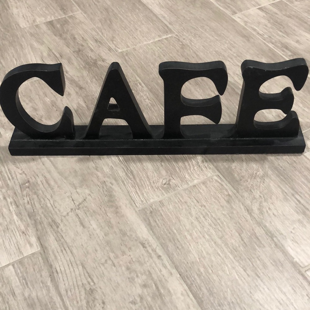 Cafe sign